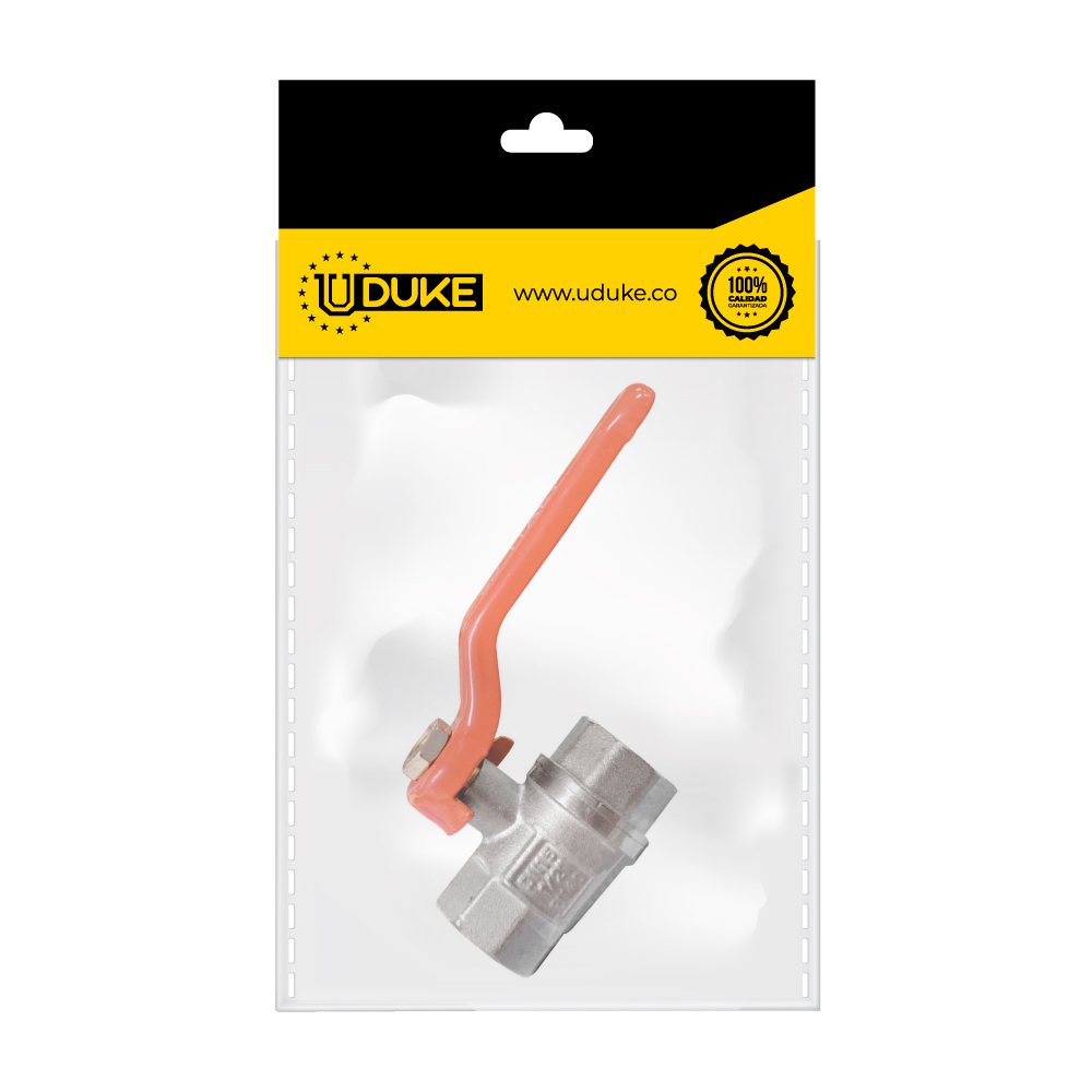 LLAVE BOLA PN40 1/2 CROMADA (HT70007) PQT X 1 UDUKE