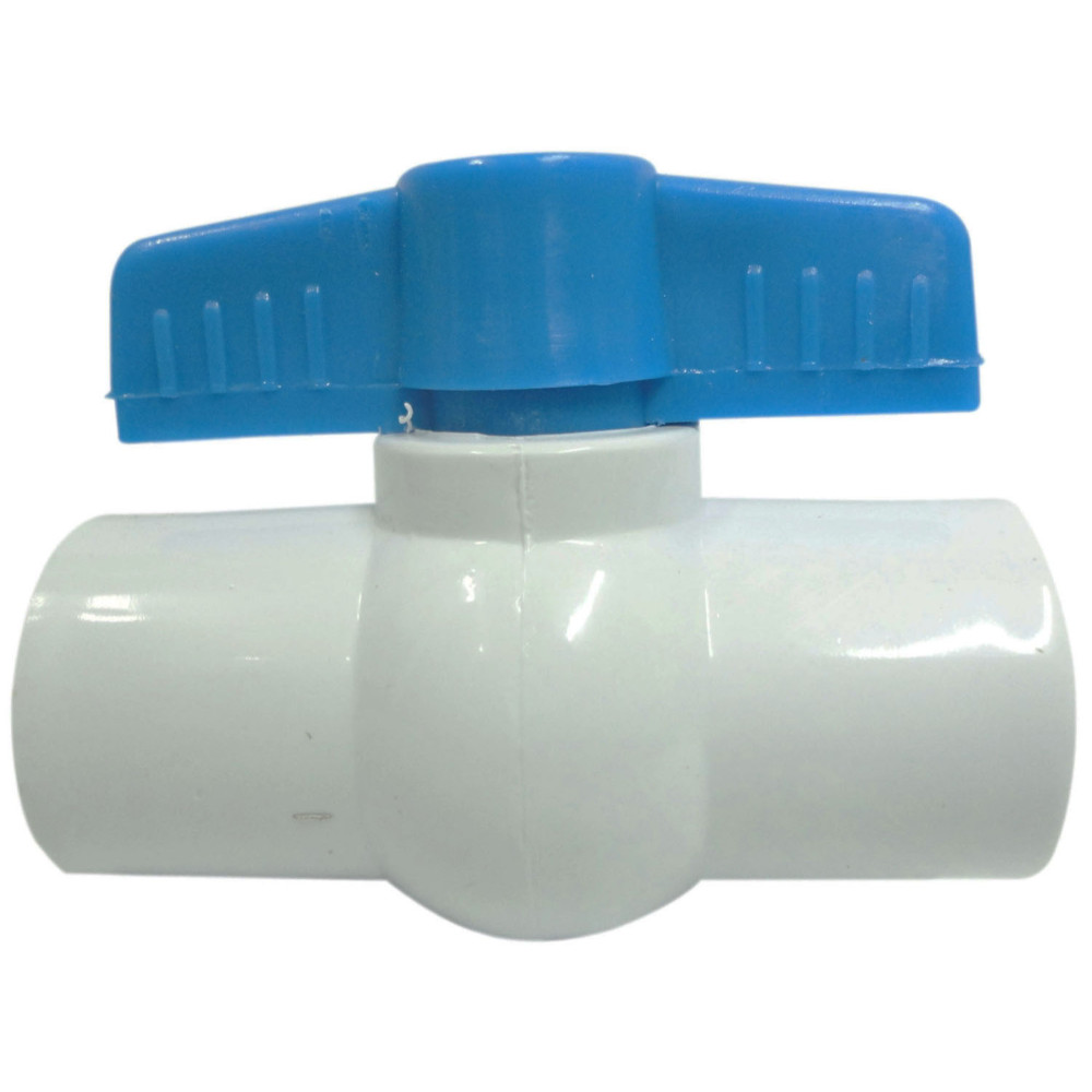 LLAVE BOLA PVC LISA 3/4"