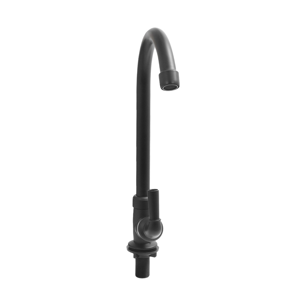 LLAVE CUELLO GANSO P/ALETA  MESA NEGRO MATE UDUKE (HT1562)