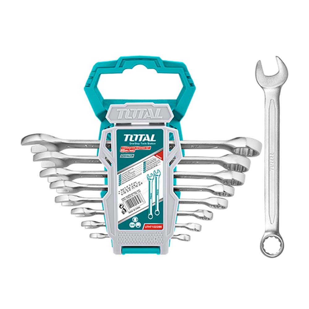 LLAVE MIXTA 1/4" - 3/4" JUEGO X 8 PZS SUPER SELECT TOTAL (UTHT102286)
