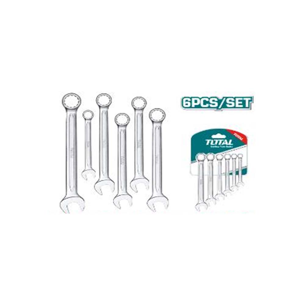 LLAVE MIXTA 8 - 17 MM JUEGO X 6 PZS SUPER SELECT TOTAL (THT102266)
