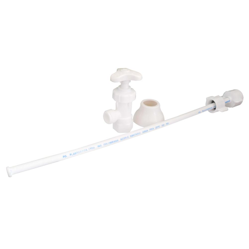 LLAVE REGULACION + ACOPLES SANITARIO