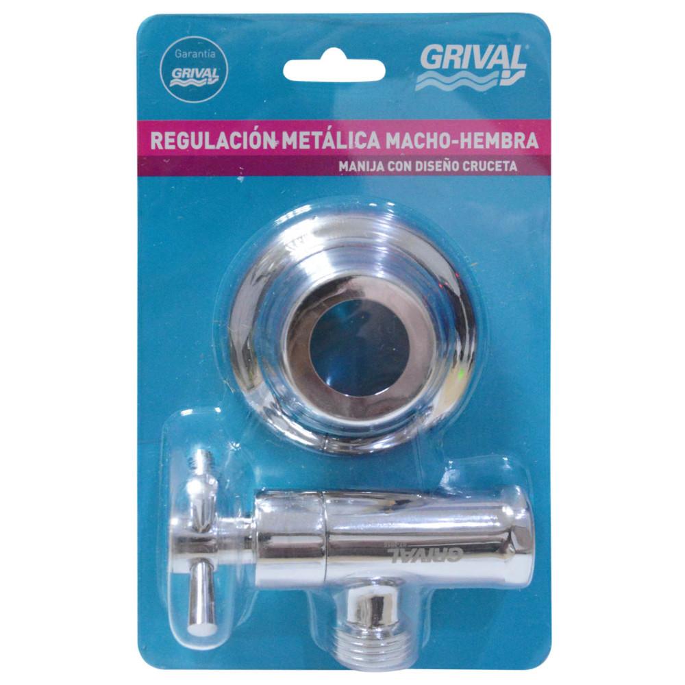 LLAVE REGULACION METALICA CRUCETA MACHO-HEMBRA (79734)