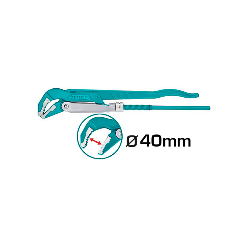 LLAVE TUBO 1" SUECA 40 MM DE AGARRE TOTAL (THT172013)