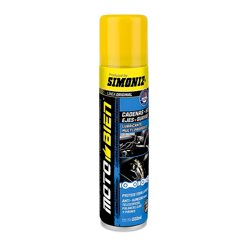 LUBRICANTE MULTIPROPOSITO MOTO BIEN 220ML SIMONIZ (209484)