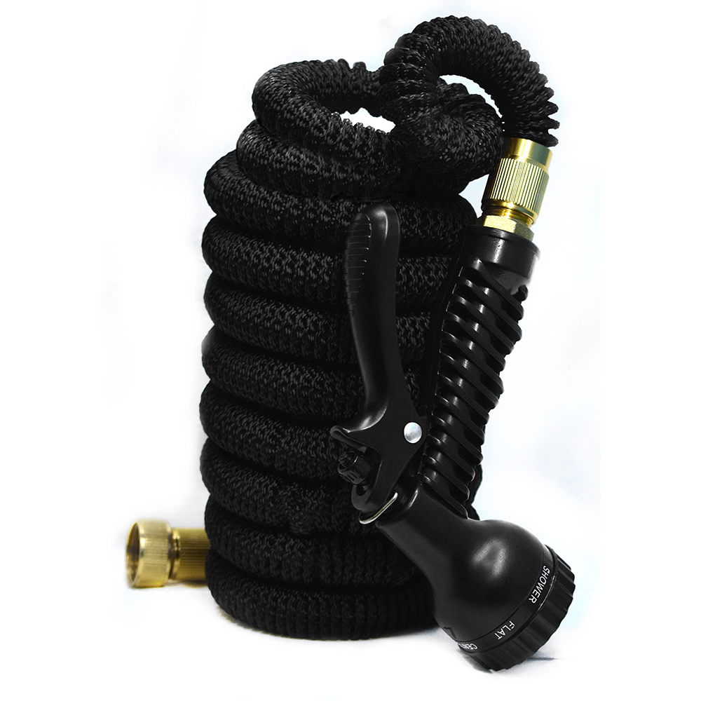 MANGUERA EXPANDIBLE CON PISTOLA 15 MTS UDUKE EN CARRETO (HT1285)
