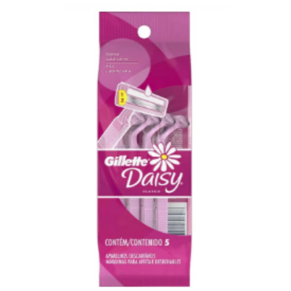 MAQUINA GILLETTE DAISY CLASIC X5PCS