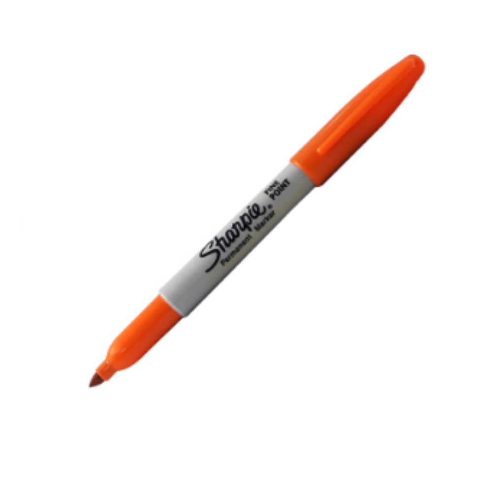 MARCADOR SHARPIE PUNTA DELGADA NARANJA 