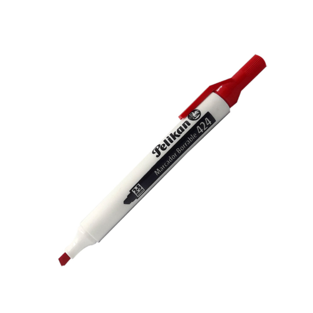 MARCADOR BORRABLE ROJO PELIKAN 424 (1087R)