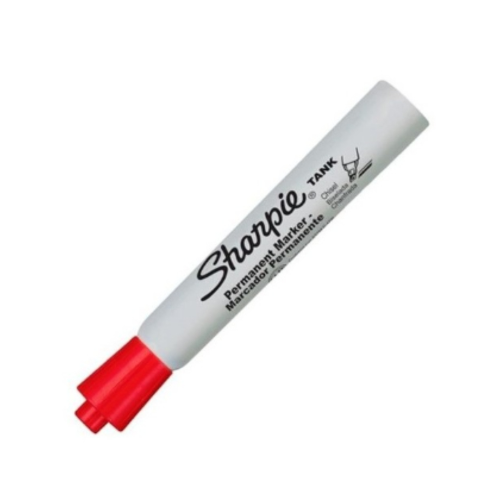 MARCADOR SHARPIE PERMANENTE ROJO  TANK