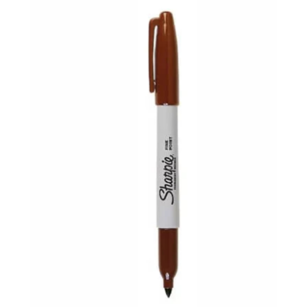 MARCADOR SHARPIE PUNTA DELGADA CAFE(001260)