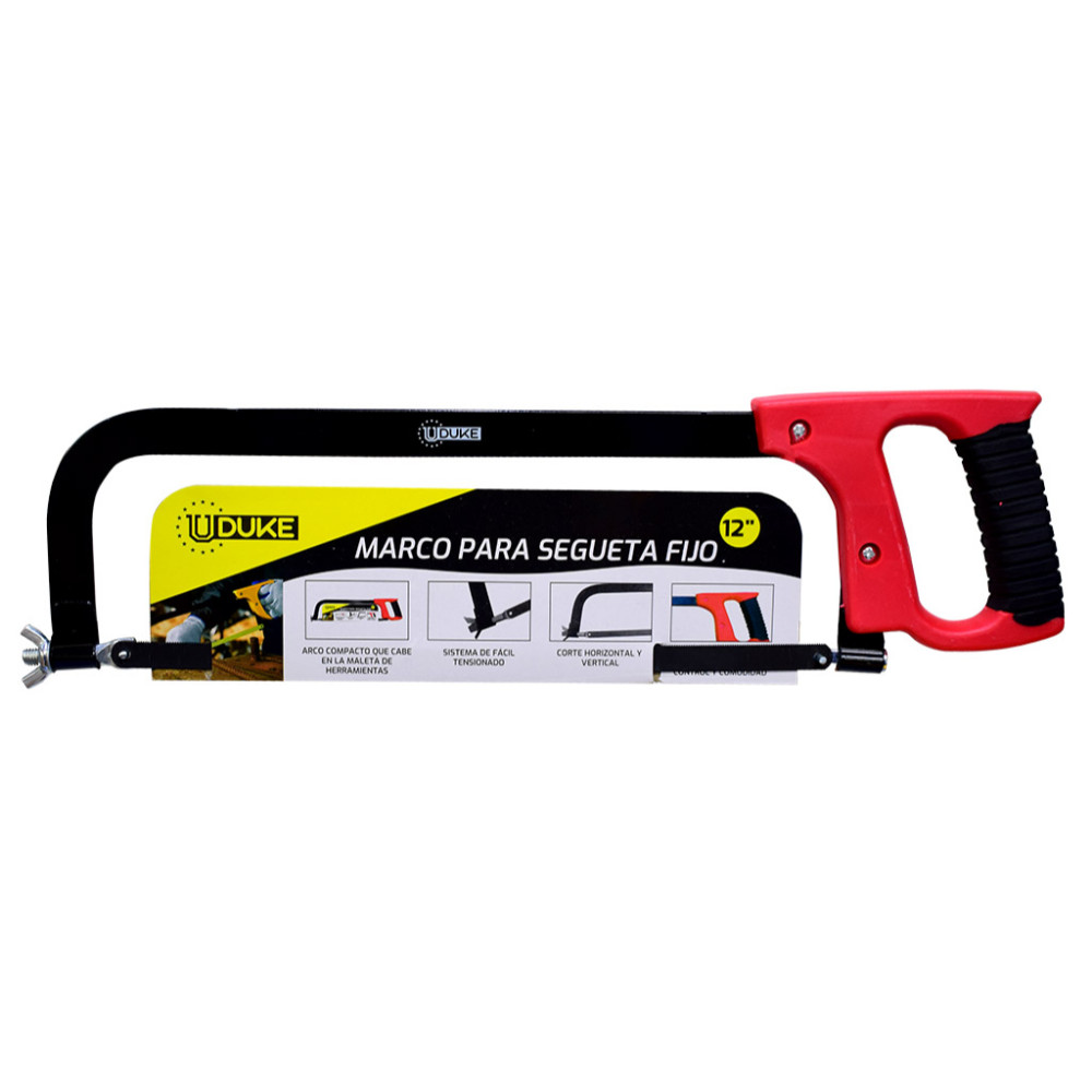MARCO SEGUETA PASTA CON CAUCHO UDUKE MANGO ROJO/NEGRO (HT30521) RT5