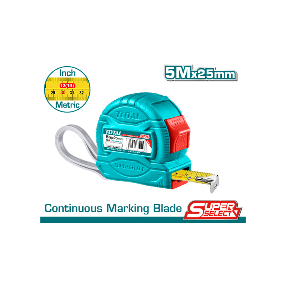 METRO 5 MTS HOJA ANCHA SUPER SELECT TOTAL (TMT34525)
