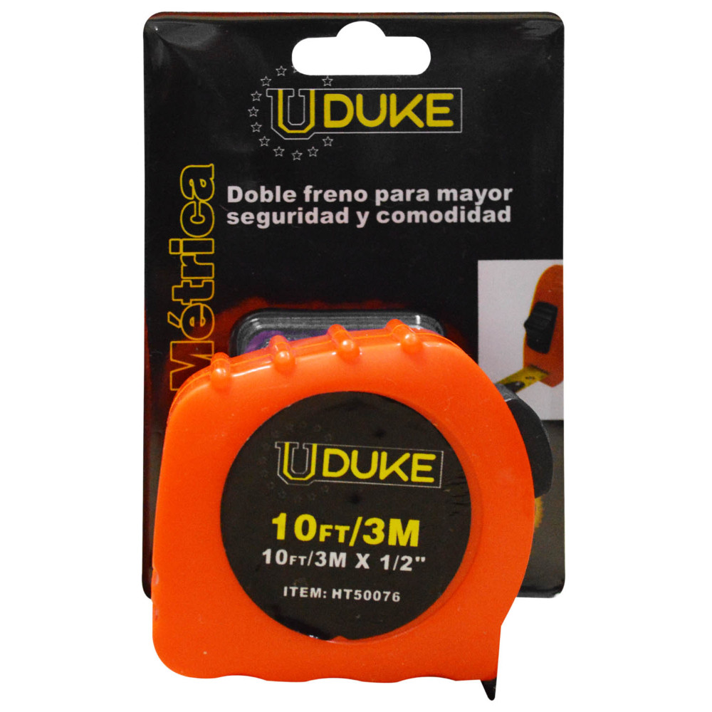 METRO X 3 MTS UDUKE PASTA NARANJA (10FT) BLISTER (HT50076)