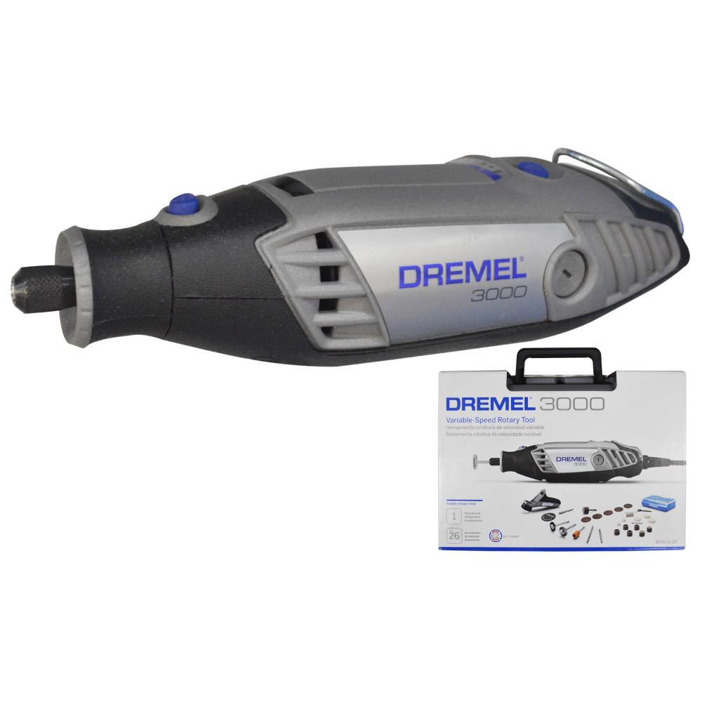MOTO TOOL DREMEL 3000 (27 ACCESORIOS) 3000-1/26 (F0133000PF)