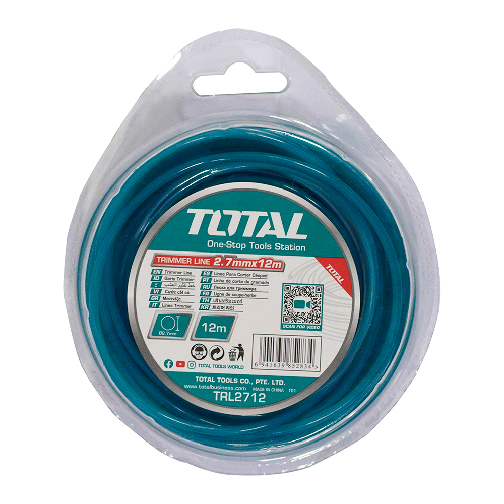 NYLON GUADAÐADORA  REDONDO 2,7MM X 12M TOTAL (TRL2712)