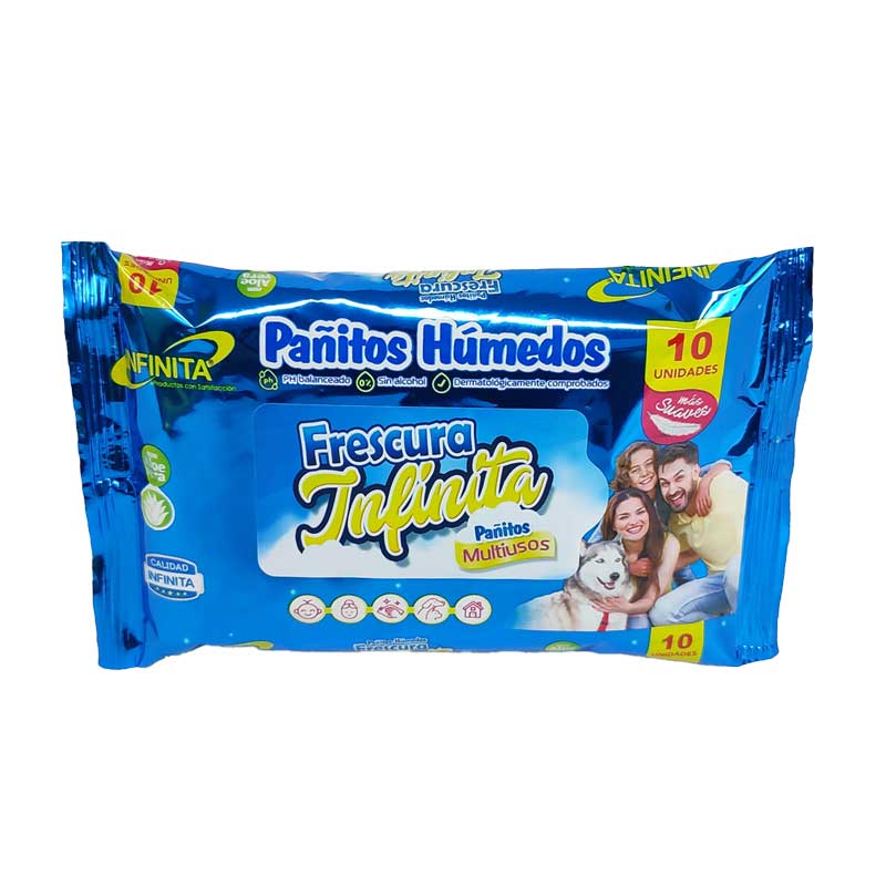 PAÐITOS HUMEDOS X10UNIDADES INFINITA