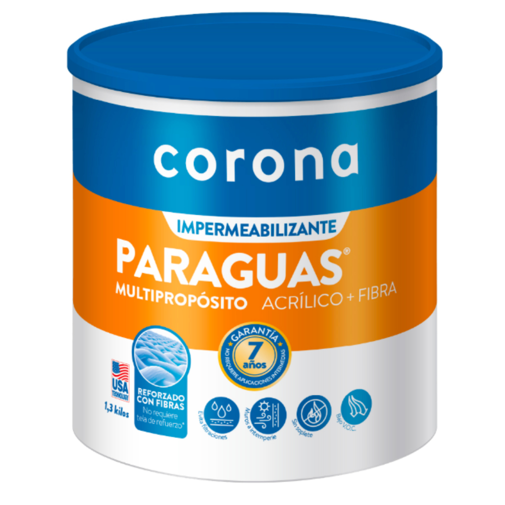 PARAGUAS CORONA MULTIPROPOSITO BLANCO 1/4GALON (407410301)