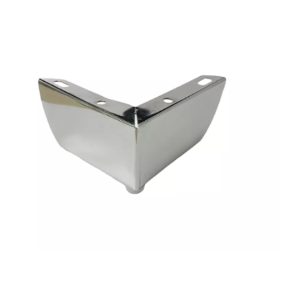 PATA ESQUI TRIANGULAR FORTE PARA MUEBLE ACERO CROMADA (27448)