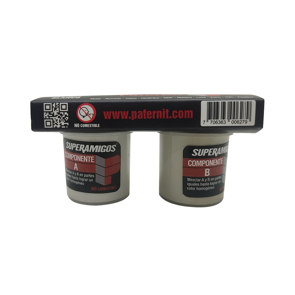 PEGATANQUE SUPERAMIGOS EPOXI BLANCO 60GRMS SACHET (PATERNIT)