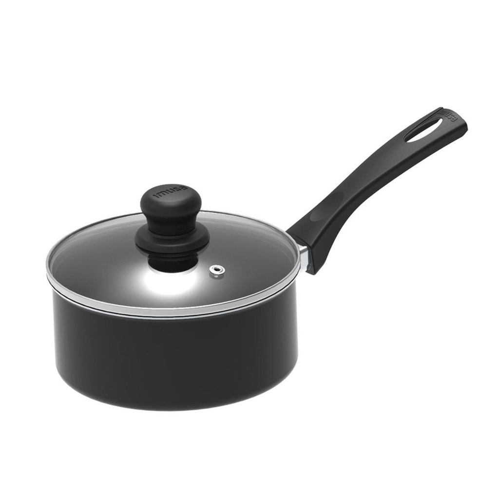 PEROL 16 CM NTIADHERENTE TAPA VIDRIO SMART IMUSA
