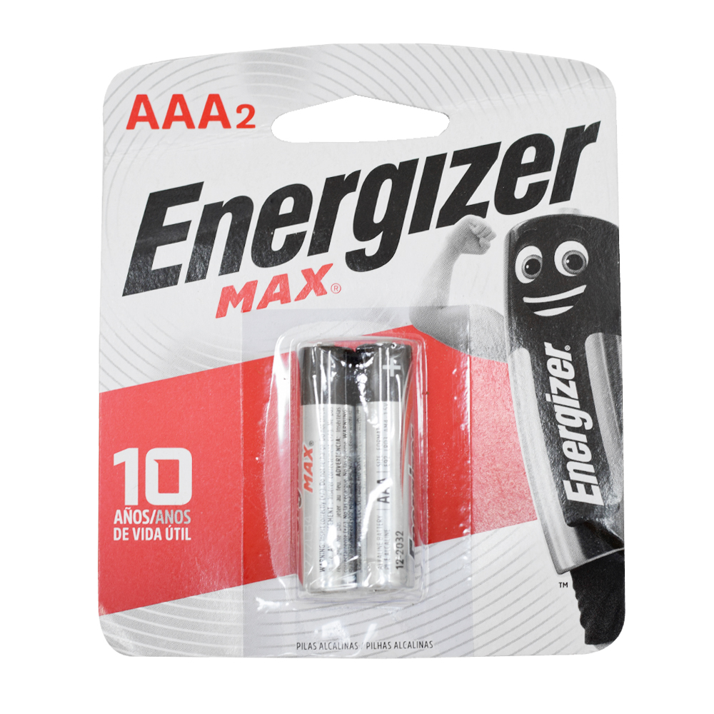 PILA ALCALINA MAX AAA2X ENERGIZER