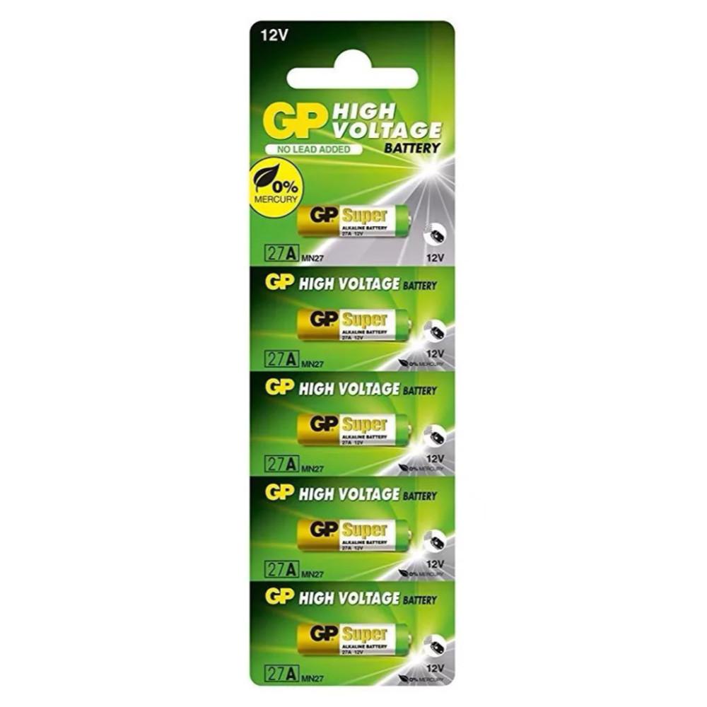 PILA GP 12V PARA TIMBRES Y ALARMAS (27A) X UNIDAD