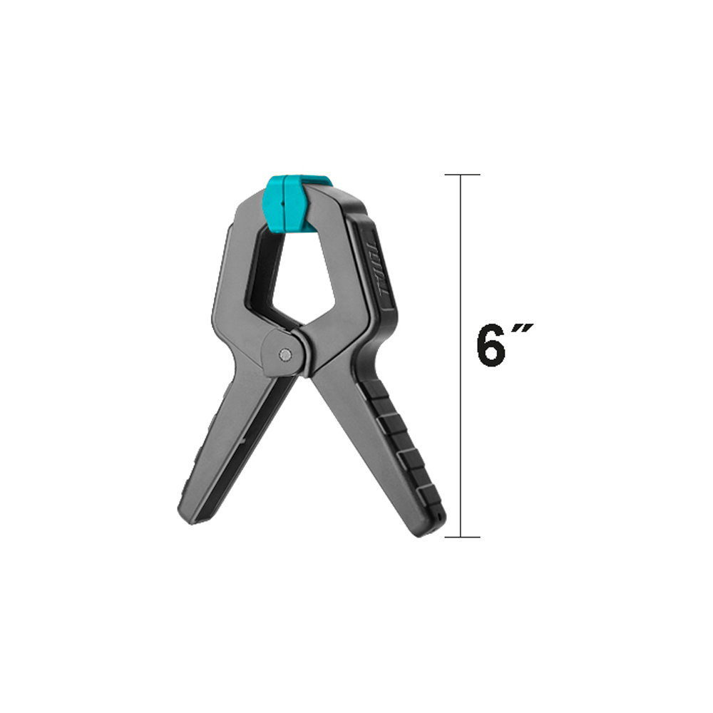 PINZA DE RESORTE PARA SUJECION 6" FUERZA DE AGARRE 15 KG TOTAL (THT13362)