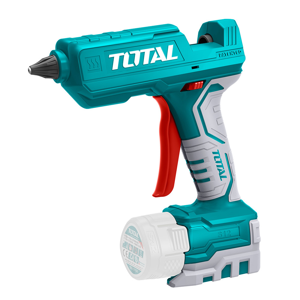 PISTOLA SILICONA INALAMBRICA 12V BATERIA Y CARGADOR NO INCLUIDO TOTAL (TGGLI1201)