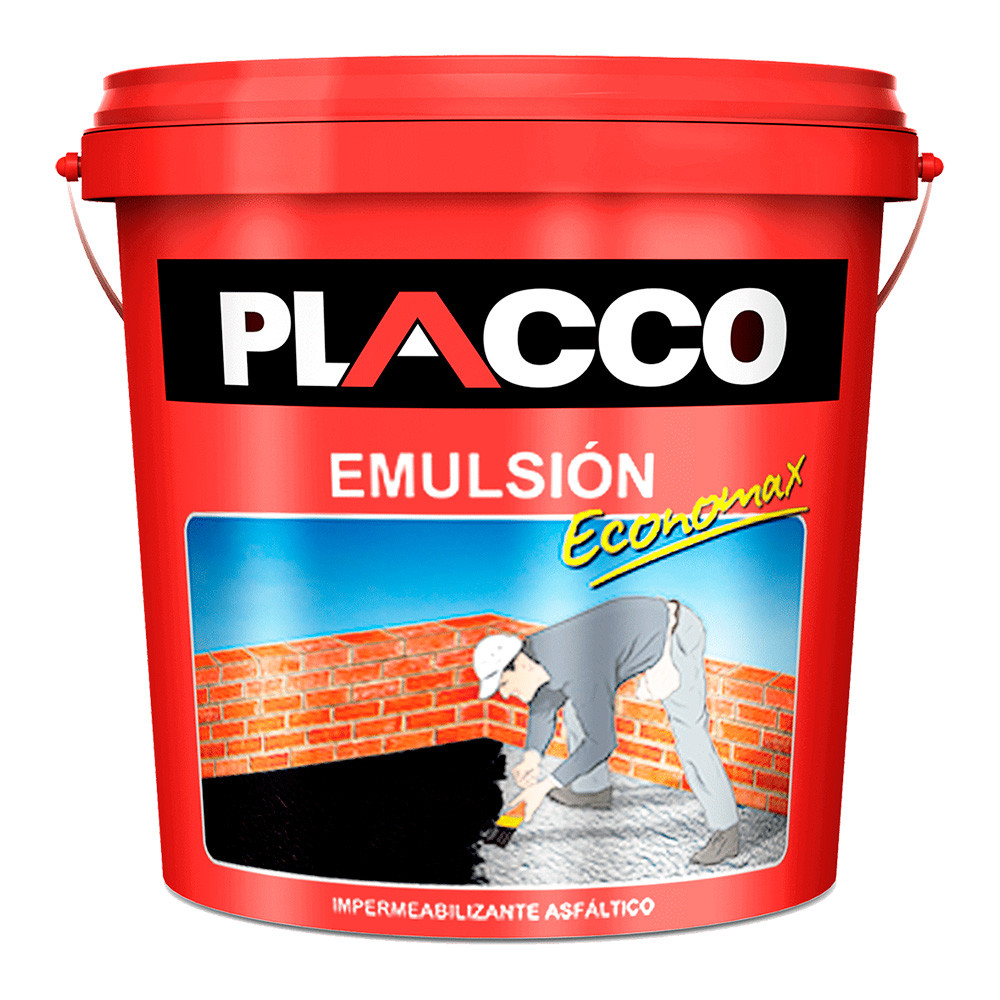 PLACCO EMULSION ASFALTICA ECONOMAX GALON (IMPERMEABILIZANTE ASFALTICO) (92201401)