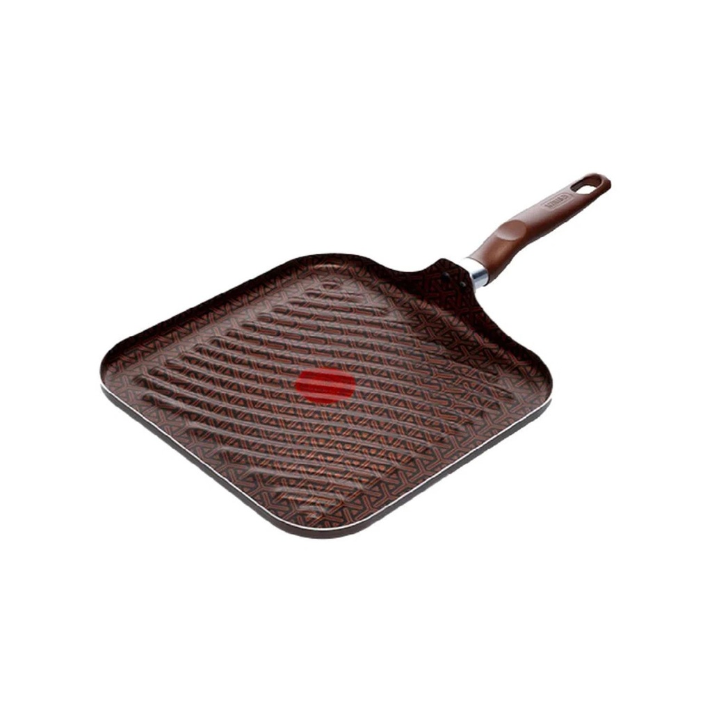 PLANCHA CON VENAS ANTIADHERENTE DELUXE IMUSA