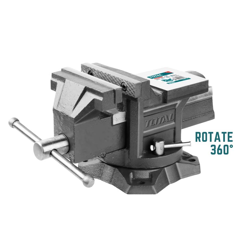 PRENSA DE BANCO 4" CON BASE GIRATORIA CAPACIDAD DE SUJECION 1300 KGS TOTAL (THT6146)