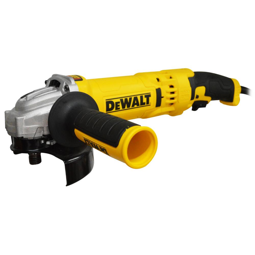 PULIDORA DEWALT-INDUSTRIAL 4 1/2 - EJE 5/8 1500W  GATILLO(COLE RATA)(DWE4315-B3)