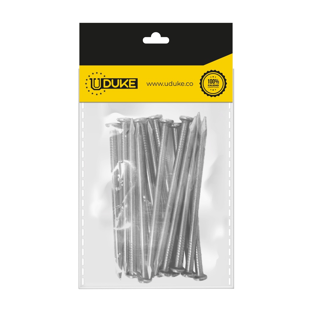 PUNTILLA COMUN CON CABEZA 2 1/2" PQT X 15 UDUKE
