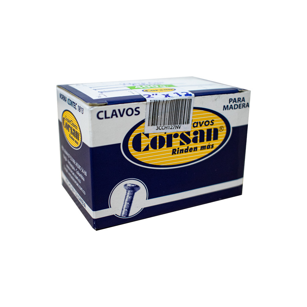 PUNTILLA COMUN CON CABEZA 2" CORSAN (400GR)