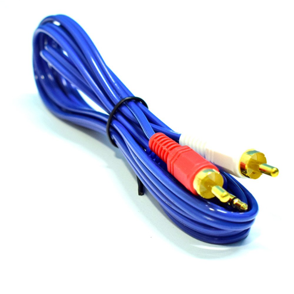 R- CABLE DVD 2X1 FINO AZUL 1.5 MTS (BLISTER) (HT30274)