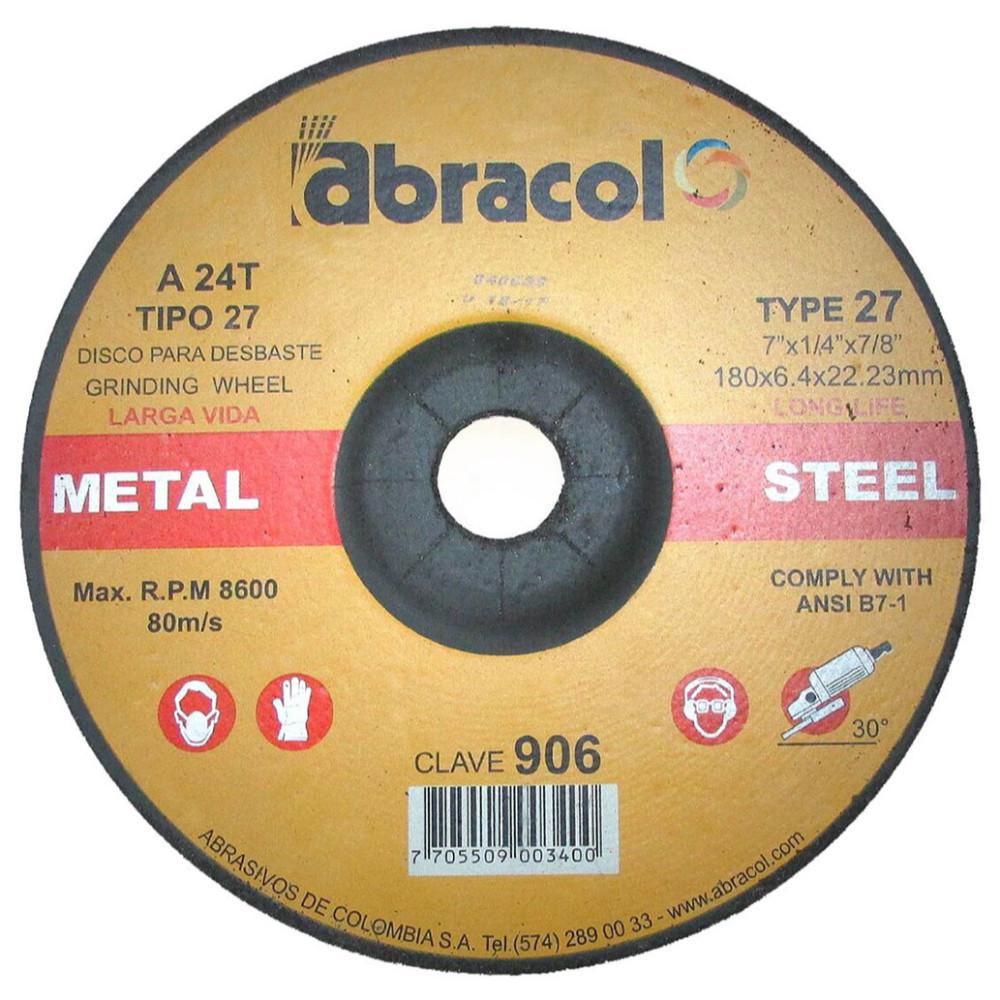 DISCO ABRACOL P/M 7 X 1/4