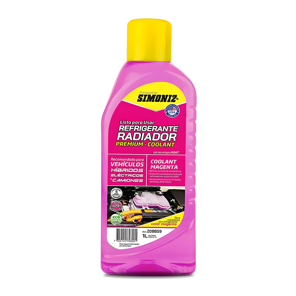 REFRIGERANTE RADIADOR HYBRIDO-ELECTRICO 1000ML SIMONIZ (208859)