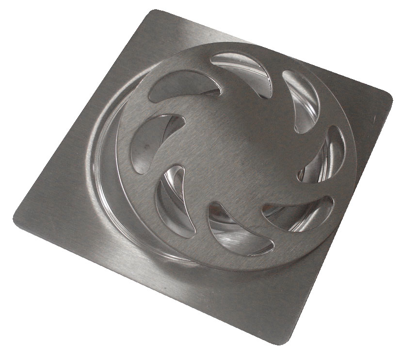 REJILLA PISO ACERO INOXIDABLE 10X10 UDUKE OVALADA