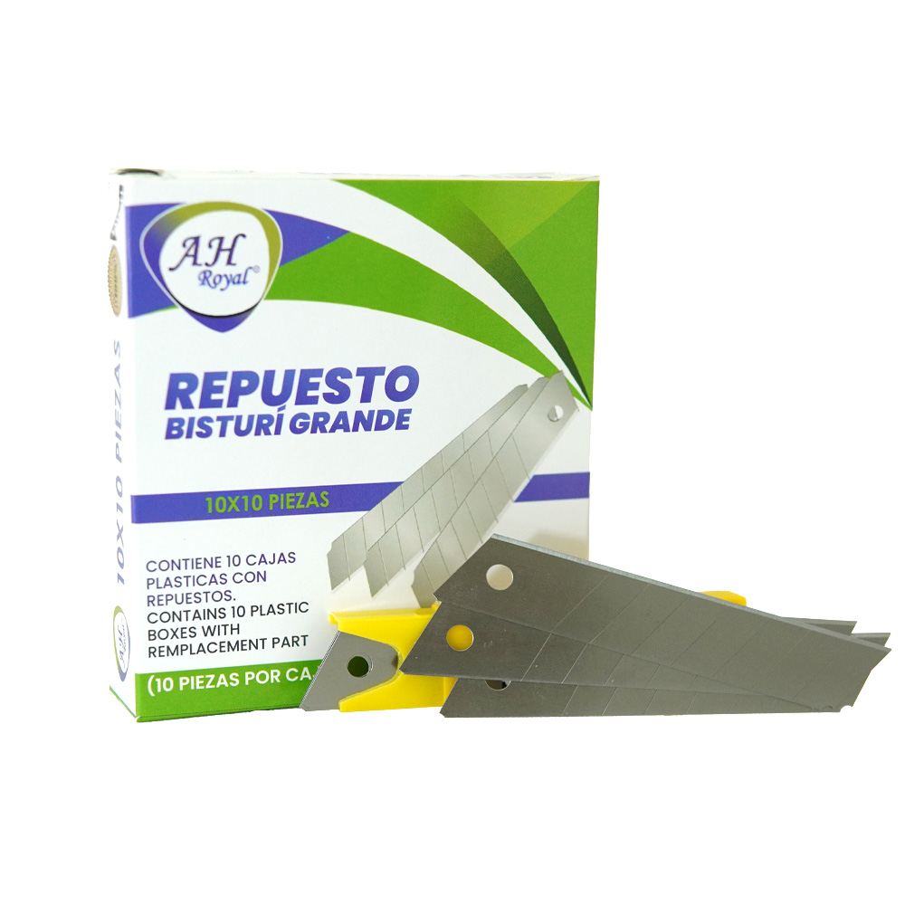 REPUESTO BISTURI GRANDE ECONOMICO X 10 IMPORTADO