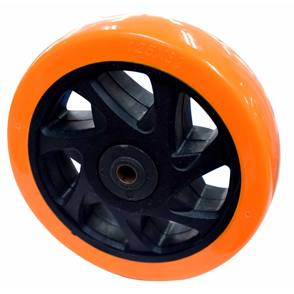 RUEDA INDIVIDUAL NARANJA 125MM 150KG (RODACHINES 5") (HT80030)