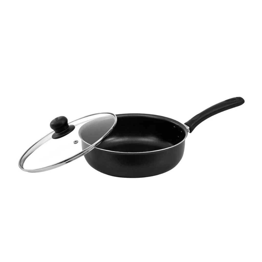 SARTEN 24 CM JUMBO T/VIDRIO SMART IMUSA (5861030382)