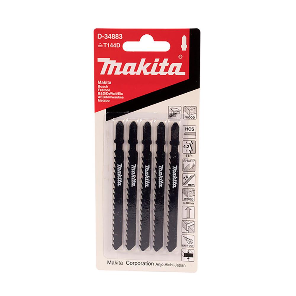 SIERRA CALADORA MADERA RAPIDO HCS MAKITA 6 TPI X 5 PIEZAS