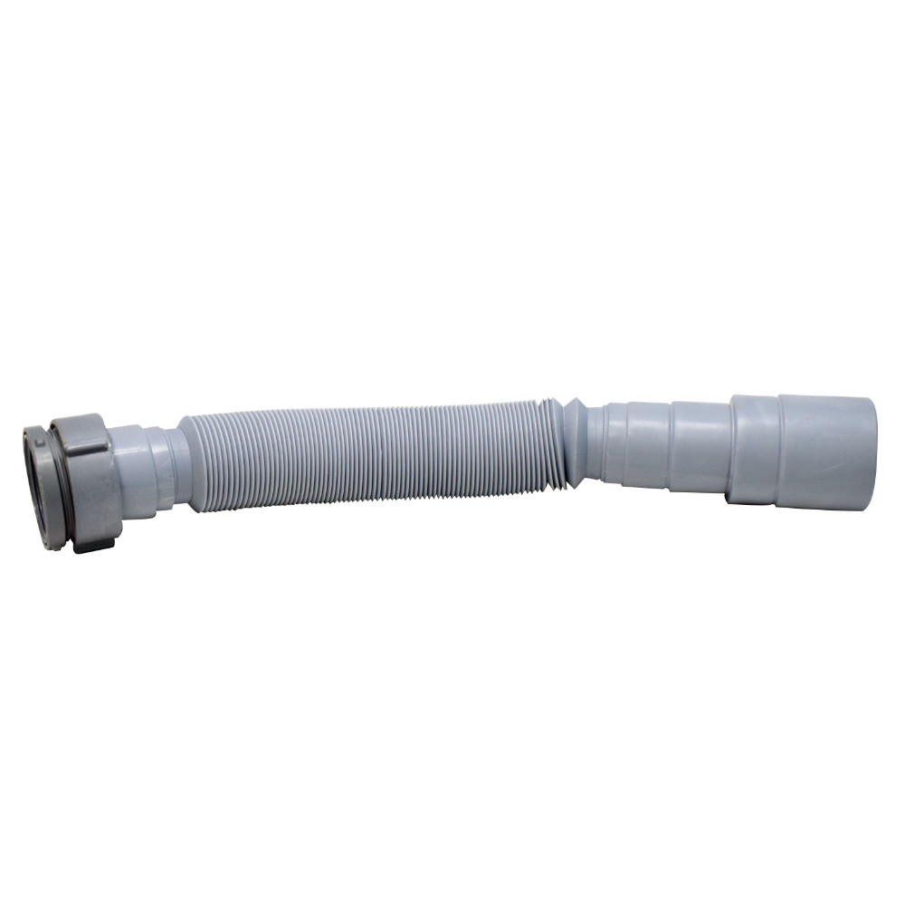 SIFON LAVAMANOS FLEXIBLE GRIS 1-1/2 X 1-1/4 (HT1190)