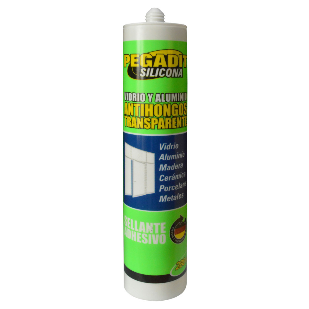SILICONA TRANSPARENTE P/BANOS Y COCINAS 280ML PEGADIT