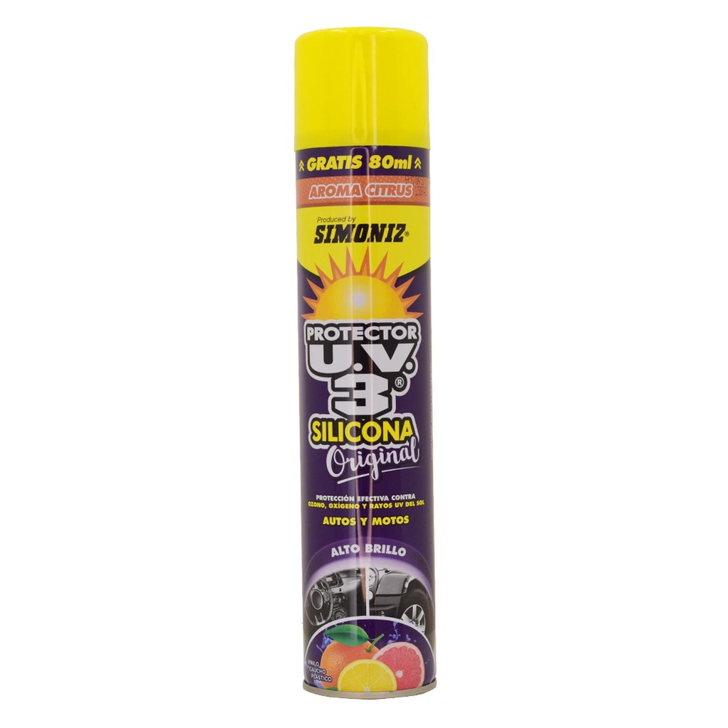 SILICONA UV3 400ML CITRUS AEROSOL SIMONIZ (103378)