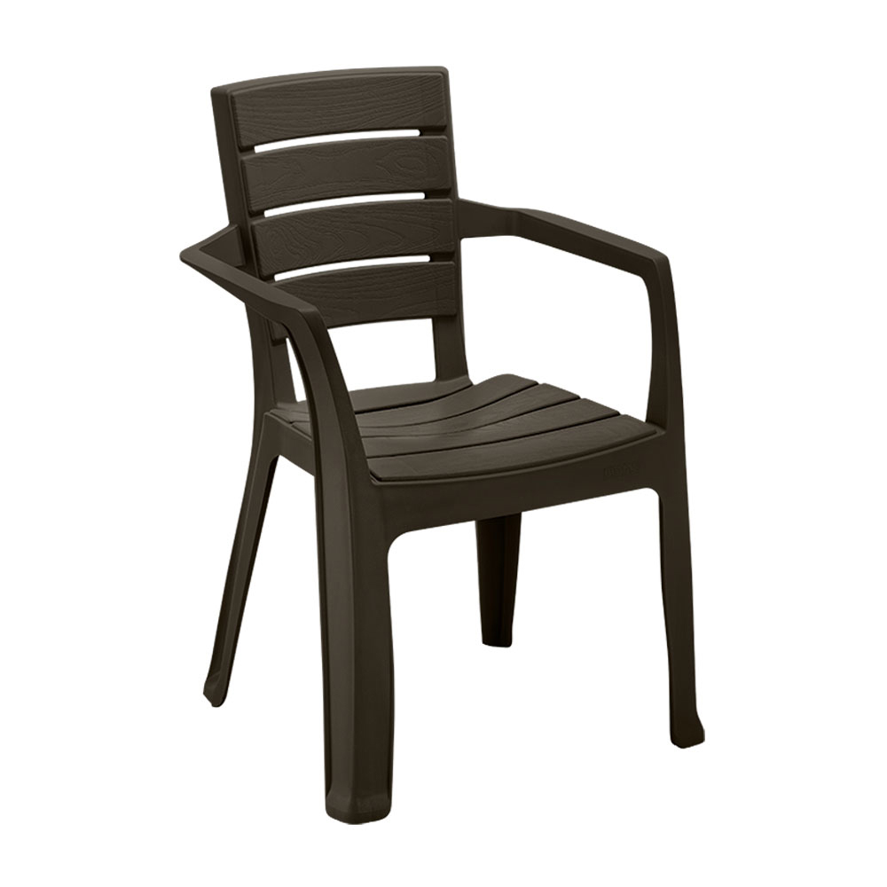 SILLA BARU CON BRAZOS WENGUE RIMAX (11937)