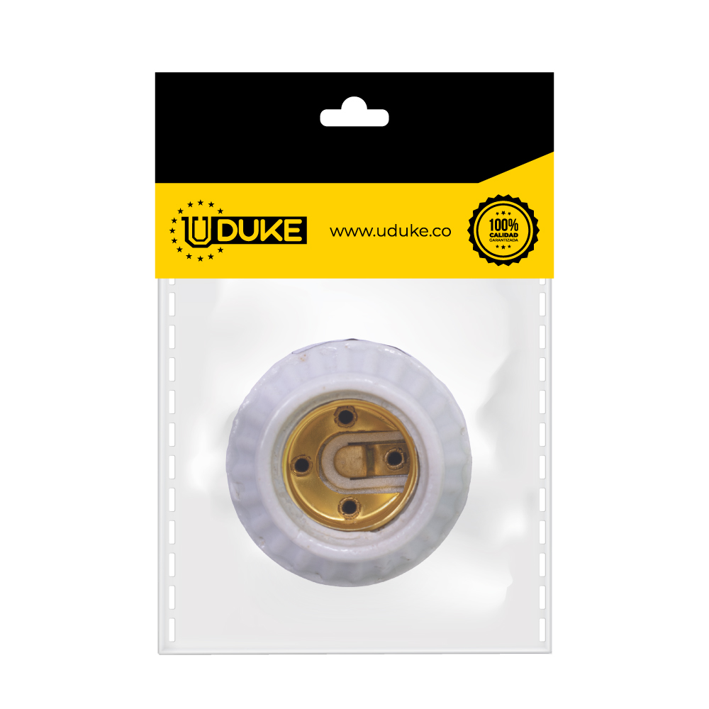 SOCKET LOZA 2 PIEZAS PQT X 1 UDUKE