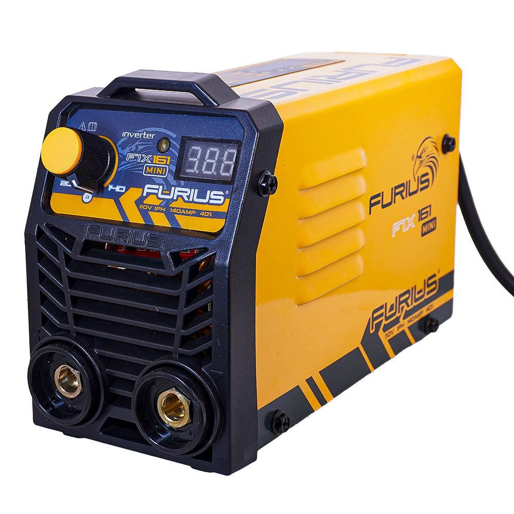 SOLDADOR INVERSOR DIGITAL MINI 140AMP 110V 50/60HZ  FURIUS (FIX161M)(FW161M)