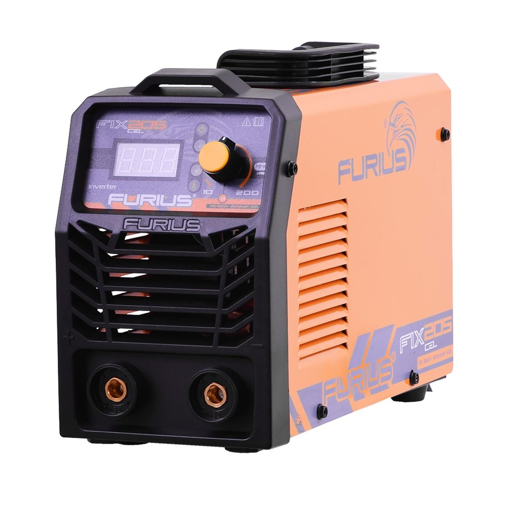 SOLDADOR INVERSOR FURIUS 200A 110-220 FIX205 (FW205CEL)